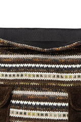 ニットポケットスカート (Brown)