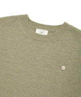 Women’s Hem Open Detail Knit Sage Green