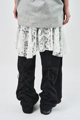 Back String Nylon Pants (3color)