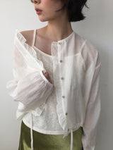 Shiro Blouse + Sleeveless (2color)