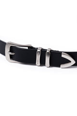 THEOHYOU REAL-LEATHER BELT (BLACK)