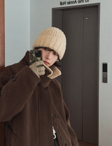 ★Regen Balmacaan Mustang Wool Coat