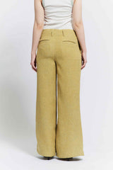 Front slit trouser (Yellow)