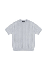リネンブレンドニットTシャツ