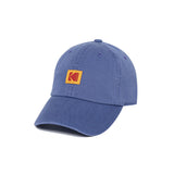 Relaxed Fit Square Logo Ball Cap【BLUE】