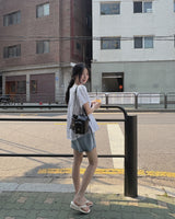 Lemin デニムショートパンツ