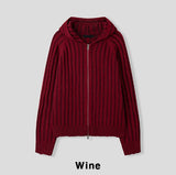 Scream Two-Way Knit Hooded Zip-Up
