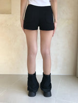 リブネオプレンミニマルショートパンツ
