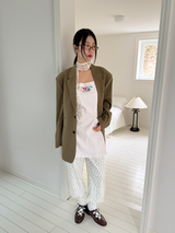 ♡メイド♡ フローラル レッグウォーマーパンツ