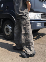 Jerra Multi-Pocket Denim Pants 2C