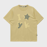 YK スターアップリケ半袖Tシャツ