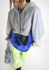 rain short hood jumper(3color)
