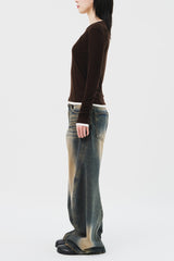 (W) Bene Dobule Top (5color)