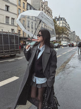 [U-BAISC] Jay Over V-neck Knit Vest