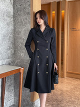 26SS★ Colette Tailored Collar Double Flare One Piece