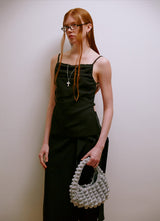 Bubble Knit Bag (Silver)