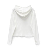 Of Waffle Henley Neck Hoodie