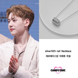 [ZEROBASEONE SEOKMATTHEW] silver925 roll Necklace