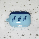 Music blue Gloss AirPod Case