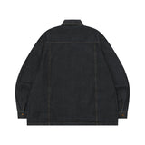 ALYTH ロールアップデニムシャツ ユニセックス (2Color)