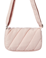 25FW ダイアゴナルパッドクロスバッグ ピンク