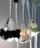 fluffy black cozy light