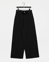 [3 colors] シナーピンタックコットンワイドパンツ
