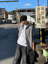 Mini Check Oversized Shirt (S, M, L / 3colors)