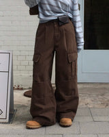 [ORIGINAL] Kinder Pigment Cargo Wide Pants