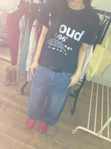 Ain Semi-Balloon Fit Wide Denim Pants