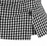 Noelle Gingham Scarf Blouse