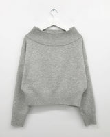 Airy Off-Shoulder Knit (3Colors)