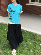 ニューエラレタリングクロップショートスリーブTシャツ (5c)