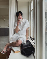 Plen Pleated Short Sleeve Shirt
