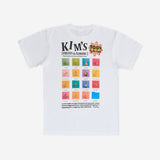 オレンジ & フラワーTシャツ