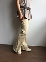 [SET]Arden bootcut pants + belt (3color)
