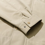 3 Layer Hard Shell Long-Jacket - BEIGE