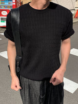 Scent Cool Cable Knit Round Sweater