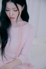 Petal lace scarf (Pink)