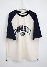 プナオフオーバーサイズショートスリーブTシャツ