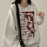 Painting boxy sweatshirt