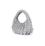 Bubble Knit Bag (Silver)