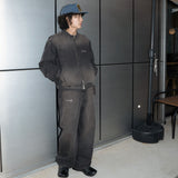 ウォレットデニムパンツ / Vintage black