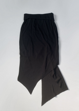 Nave Shirring Unbal Long Skirt (2color)