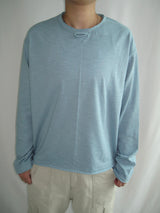 Vintage Slub Loop Henley Neck Long Sleeve T-Shirt(3c)