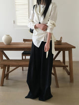 Matt drape blouse
