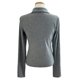  Classic Curve Semi-Slim Fit Collar Long Sleeve Bone T-Shirt (3 Colors)