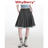 WhyBerry 24AW "Cream Berry" フラワーバッドハーフレングススカート