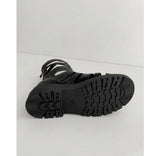 ANKLE CLASSIC SANDALS (BLACK)