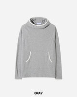 Gets High-neck Waffle Hoodie
